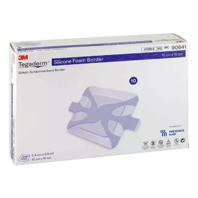 TEGADERM Silikon Köpük Bordür FK 10x10 cm, 10 adet