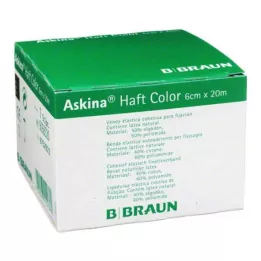 ASKINA Yapışkan bandaj rengi 6 cmx20 m yeşil, 1 adet