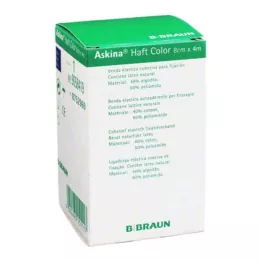 ASKINA Yapışkan bandaj rengi 8 cmx4 m mavi, 1 adet