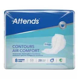 ATTENDS Contours Air Comfort 8 Şablon, 28 adet
