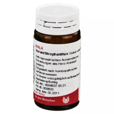 Aurum / Strophanthus Globuli, 20 gr Aurum / Strophanthus Globuli, 20 gr