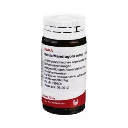 BETULA/MANDRAGORA comp. globules, 20 g
