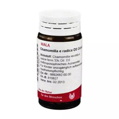 Chamomilla E Radix D 3 kürecik, 20 g Chamomilla E Radix D 3 kürecik, 20 g