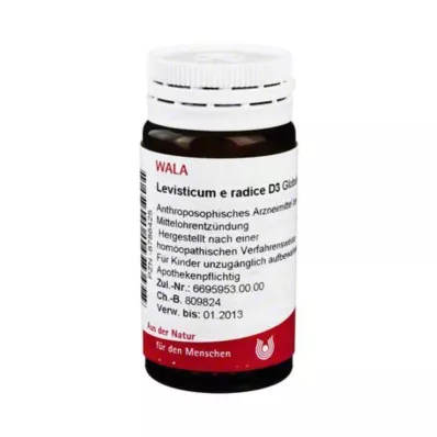 LEVISTICUM E radice D 3 globül, 20 g