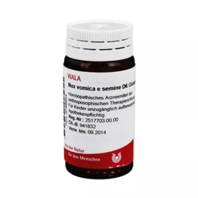 Nux vomica e semine D 6 kürecik, 20 g