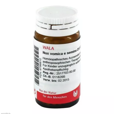 Nux vomica e semine D 12 kürecik, 20 g
