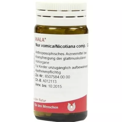 NUX VOMICA/NICOTIANA comp. globules, 20 g