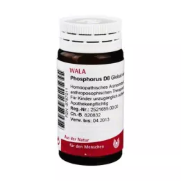 PHOSPHORUS D 8 globül, 20 g