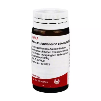Rhus toksikodendron E foliis D 30 kürecik, 20 g