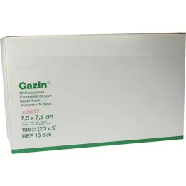 GAZIN Gazlı bez komp. 7,5x7,5 cm steril 12x medium, 20X5 adet