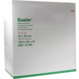 GAZIN Gazlı bez komp. 10x20 cm steril 12x ekstra büyük, 20X5 adet