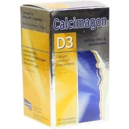 CALCIMAGON D3 Çiğneme Tableti, 30 Kapsül