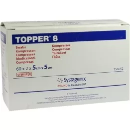 TOPPER 8 Compr.5x5 cm steril, 60X2 adet
