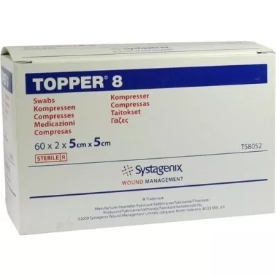 TOPPER 8 Compr.5x5 cm steril, 60X2 adet