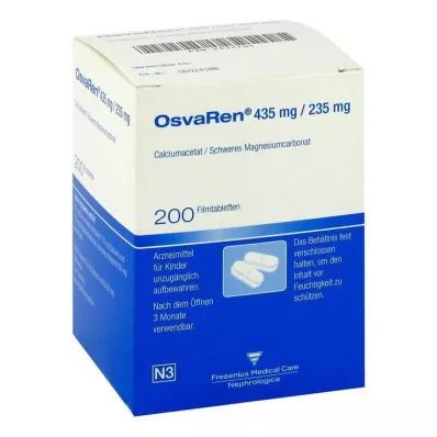 OSVAREN Film kaplı tabletler, 200 adet
