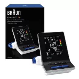 BRAUN BLUTDRUCKMESSGERÄT ExactFit3 üst kol BUA6150, 1 adet