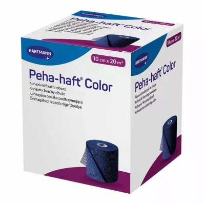 Peha Haft Renkli sabitleme bandajı lateks f.10 cm x 20 m mavi, 1 adet Peha Haft Renkli sabitleme bandajı lateks f.10 cm x 20 m mavi, 1 adet