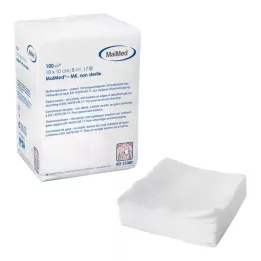 MULLKOMPRESSEN 10x10 cm steril olmayan 8x, 100 adet