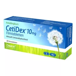 CetiDex 10 mg film kaplı tablet, 50 adet