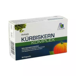KÜRBISKERN KOMPLEX Kapsüller, 80 adet