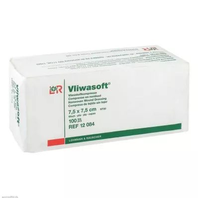 VLIWASOFT Dokumasız kompresler 7,5x7,5 cm steril olmayan 6l, 100 adet