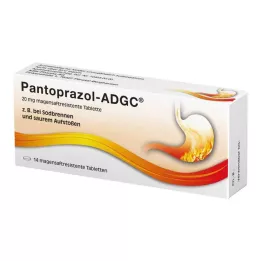 PANTOPRAZOL ADGC 20 mg enterik kaplı tablet, 14 adet