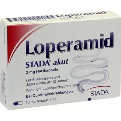 LOPERAMID STADA akut 2 mg sert kapsül, 10 adet