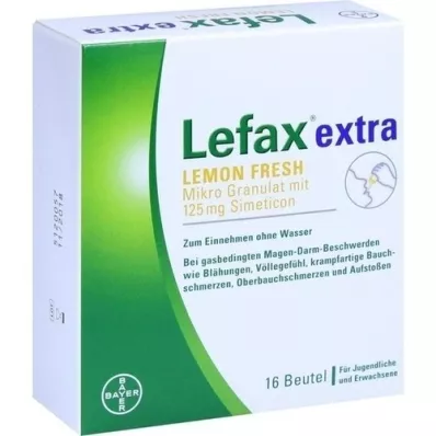 LEFAX ekstra Lemon Fresh mikro granül, 16 adet