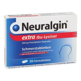 NEURALGIN ekstra Ibu-Lysinate film kaplı tabletler, 20 adet