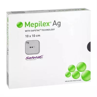 Mepilex Ag bandaj 10x10cm steril, 10 adet Mepilex Ag bandaj 10x10cm steril, 10 adet