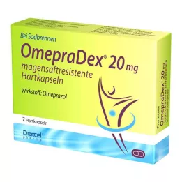 Omepradex 20 mg enterik kaplı sert kapsül, 7 adet