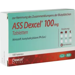 ASS Dexcel 100 mg tablet, 100 adet