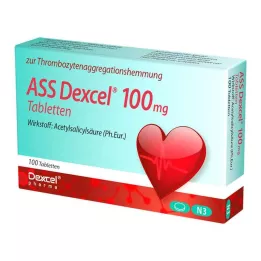 ASS Dexcel 100 mg tablet, 100 adet