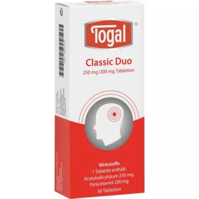 TOGAL Classic Duo Tabletler, 30 adet