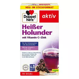 DOPPELHERZ C vitamini+çinko granüllü sıcak mürver, 10 adet