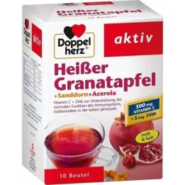 DOPPELHERZ sıcak nar+seabuckthorn+acerola, 10 adet