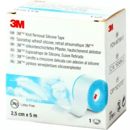 3M silikon kaplı alçı 2,5 cmx5 m rulo, 1 adet