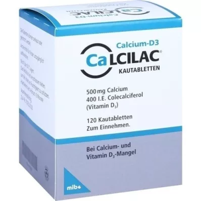 CALCILAC Çiğneme tabletleri, 120 adet