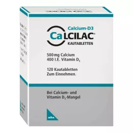 CALCILAC Çiğneme tabletleri, 120 adet