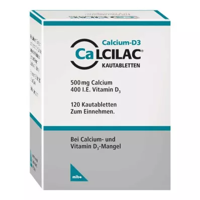 Calcilac çiğneme tabletleri, 120 adet Calcilac çiğneme tabletleri, 120 adet