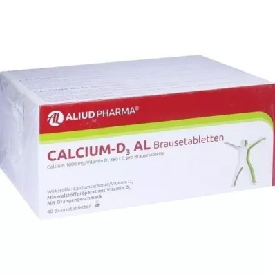 CALCIUM-D3 AL Efervesan tabletler, 120 adet