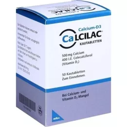 CALCILAC Çiğneme tabletleri, 50 adet