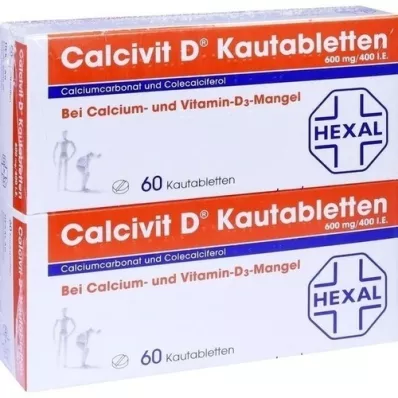 CALCIVIT D Çiğneme Tabletleri, 120 Kapsül
