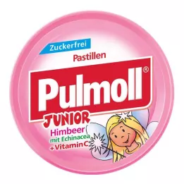 Pulmoll Junior ahududu ekinezyalı şekersiz şekerlemeler, 50 gr