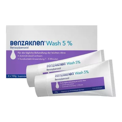 BENZAKNEN Yıkama %5 süspansiyon, 2X100 g