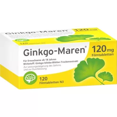 GINKGO-MAREN 120 mg film kaplı tablet, 120 adet