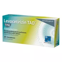 Levosetirizin TAD® 5 mg film kaplı tablet, 20 adet