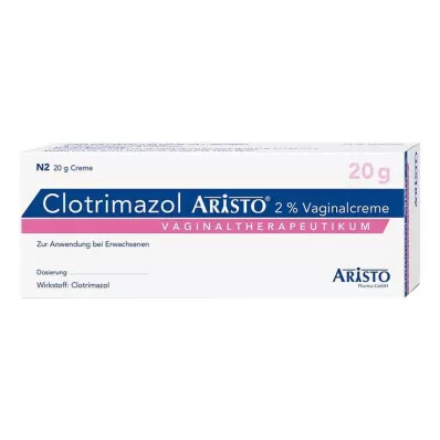 CLOTRIMAZOL ARISTO %2 vajinal krem + 3 uygulama, 20 g
