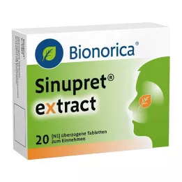 SINUPRET ekstrakt kaplı tabletler, 20 adet
