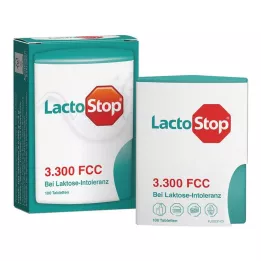 LACTOSTOP 3.300 FCC Tablet tıklama dispenseri, 100 adet